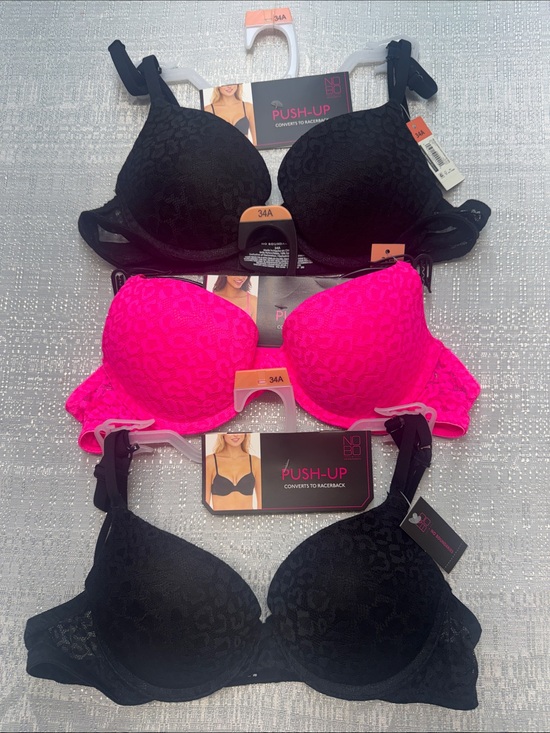 No Boundaries Other - Set of 3/ Women’s Lace Push Up Bra from No Boundaries